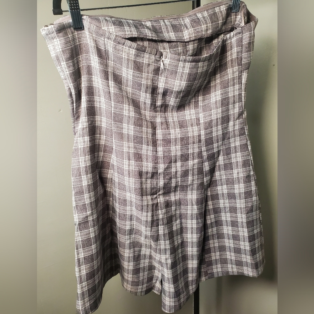 Fashion Nova Gray Plaid Blazer - Picture 3 of 6